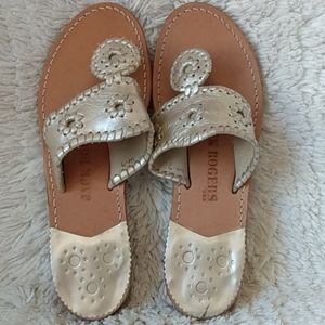 Pretty Jack Rogers USA Rose Gold Sandals, size 6m